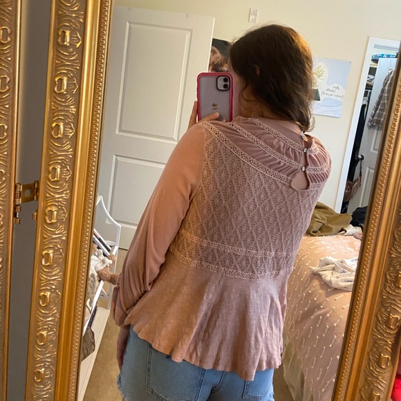 Blush pink blouse - Picture 3 of 4